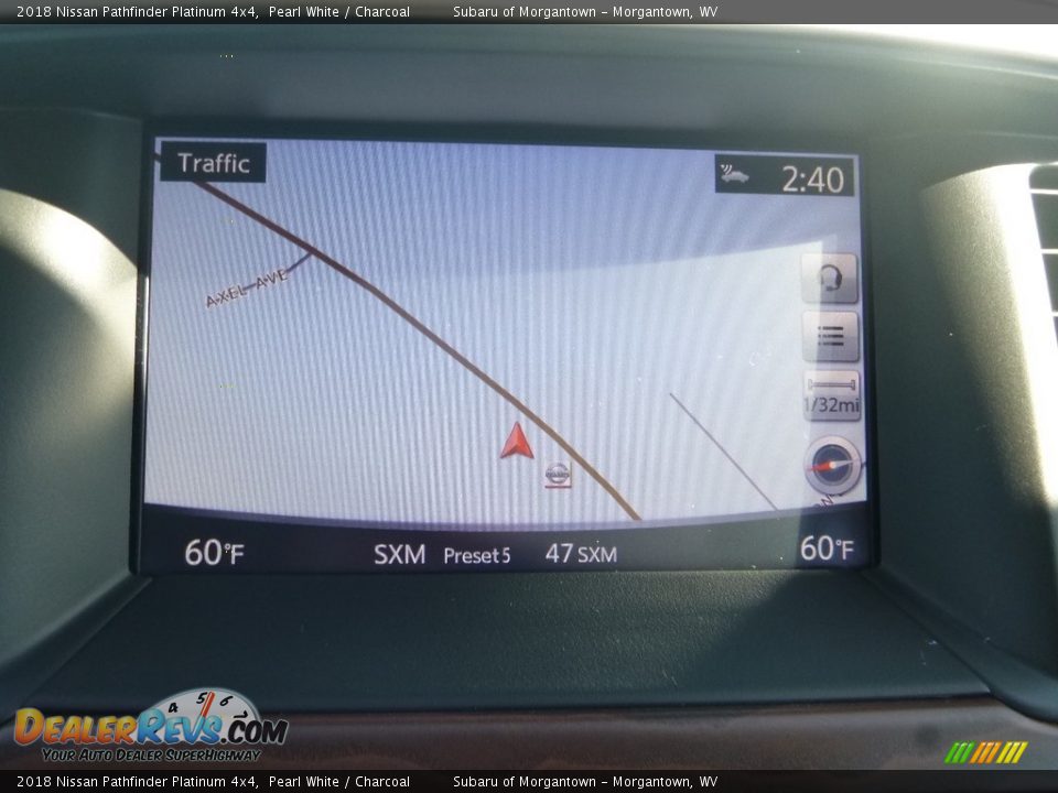 2018 Nissan Pathfinder Platinum 4x4 Pearl White / Charcoal Photo #18