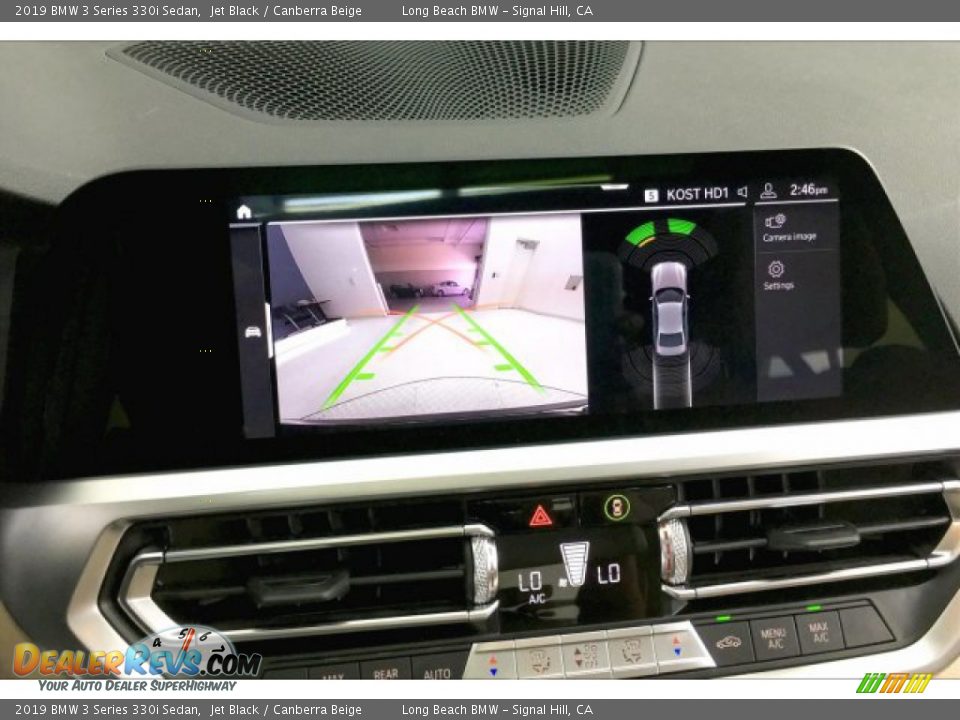 2019 BMW 3 Series 330i Sedan Jet Black / Canberra Beige Photo #13