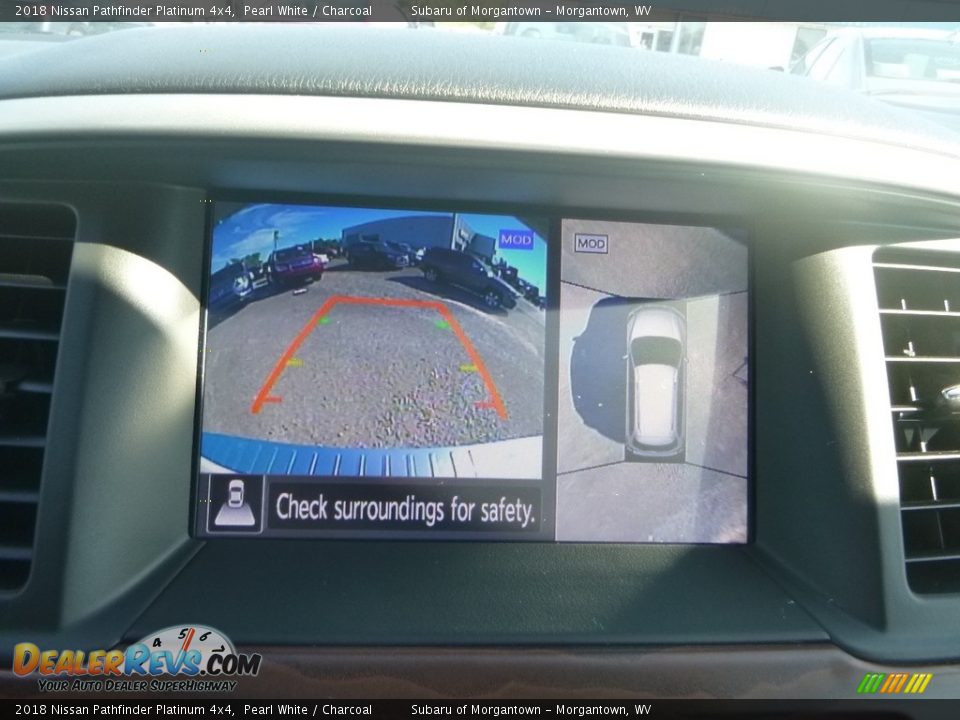 2018 Nissan Pathfinder Platinum 4x4 Pearl White / Charcoal Photo #19