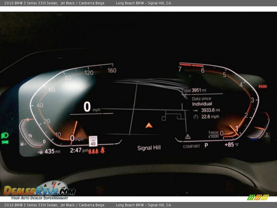 2019 BMW 3 Series 330i Sedan Jet Black / Canberra Beige Photo #16