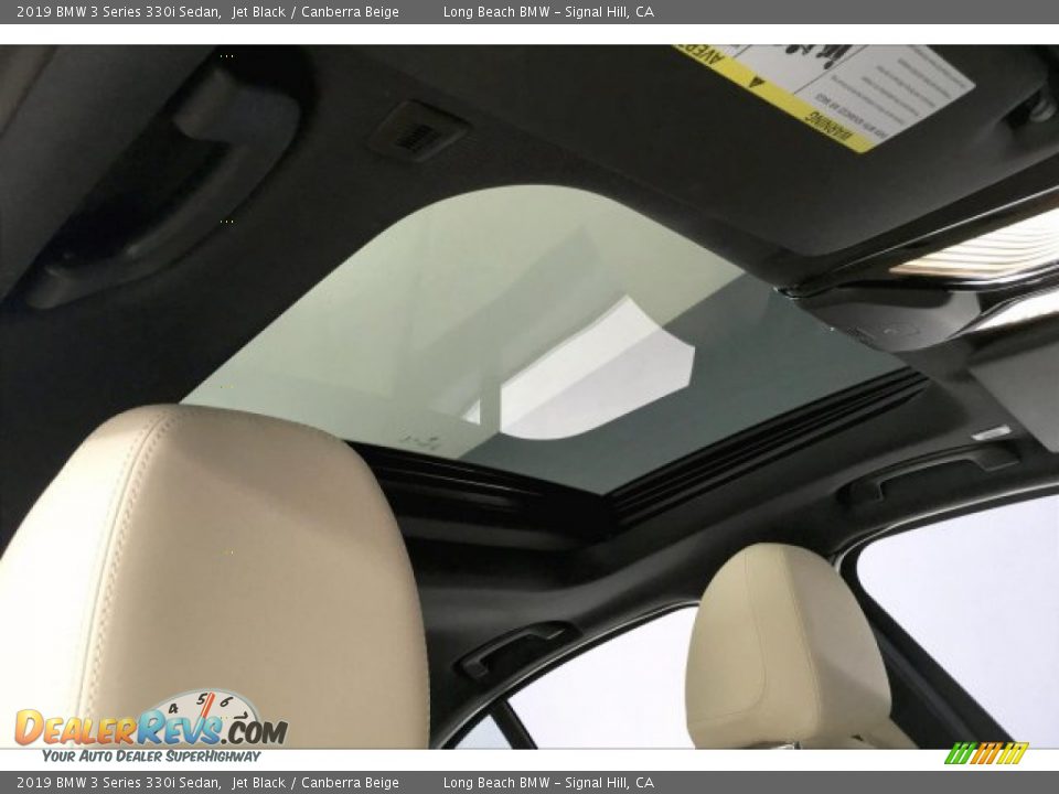 2019 BMW 3 Series 330i Sedan Jet Black / Canberra Beige Photo #25