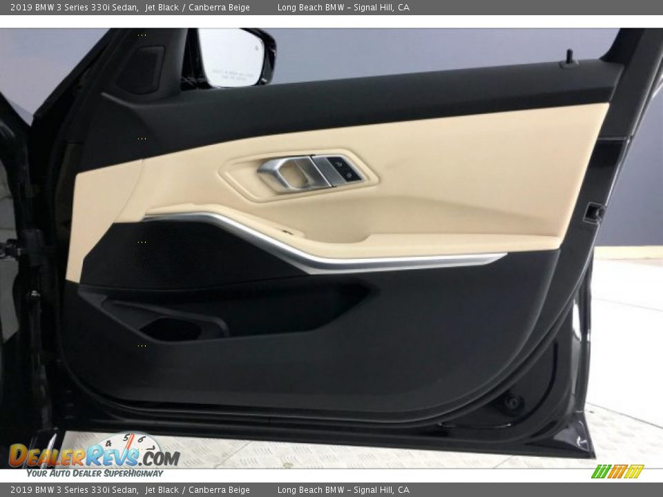 2019 BMW 3 Series 330i Sedan Jet Black / Canberra Beige Photo #26