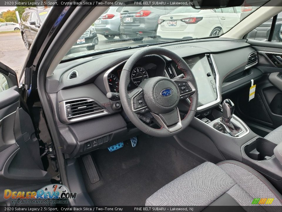 Two-Tone Gray Interior - 2020 Subaru Legacy 2.5i Sport Photo #7