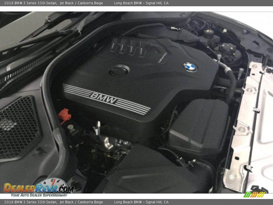 2019 BMW 3 Series 330i Sedan Jet Black / Canberra Beige Photo #27