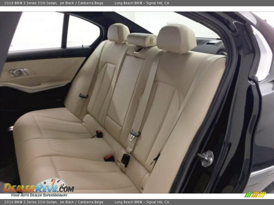 2019 BMW 3 Series 330i Sedan Jet Black / Canberra Beige Photo #33