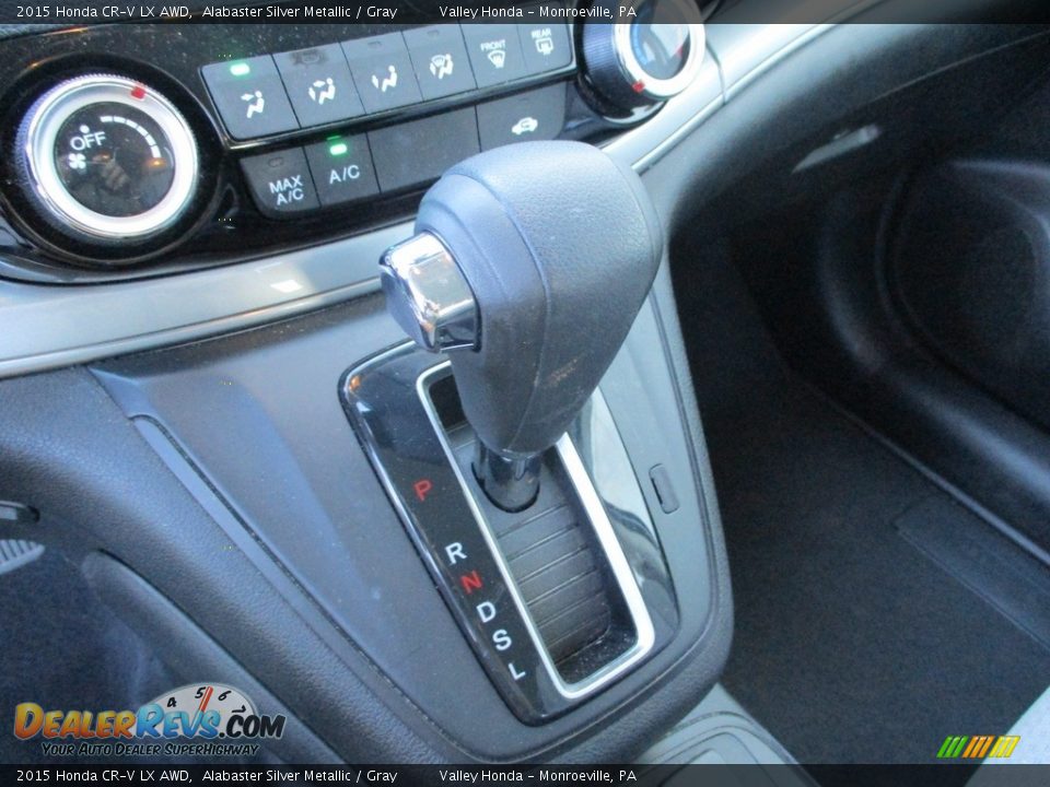 2015 Honda CR-V LX AWD Alabaster Silver Metallic / Gray Photo #15