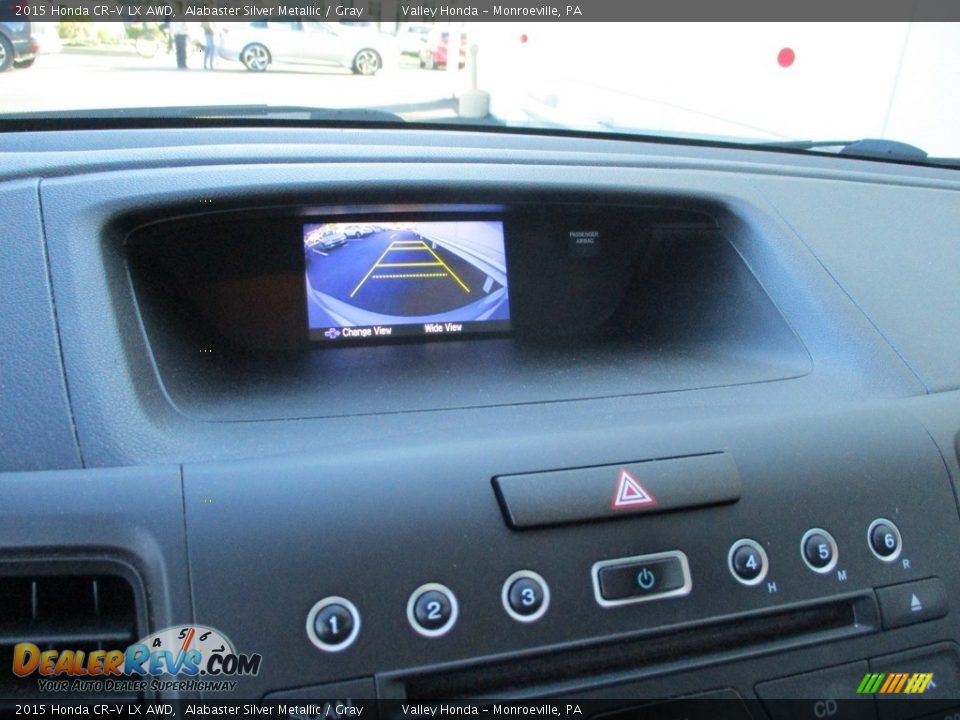 2015 Honda CR-V LX AWD Alabaster Silver Metallic / Gray Photo #16
