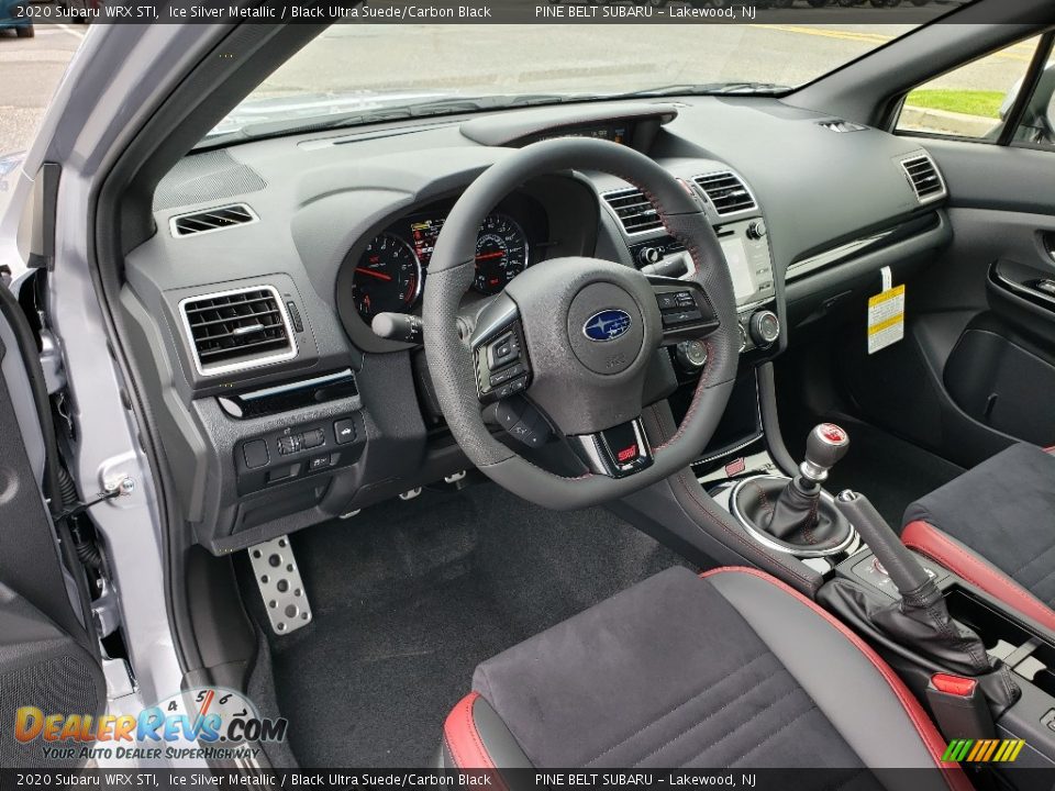 Black Ultra Suede/Carbon Black Interior - 2020 Subaru WRX STI Photo #8