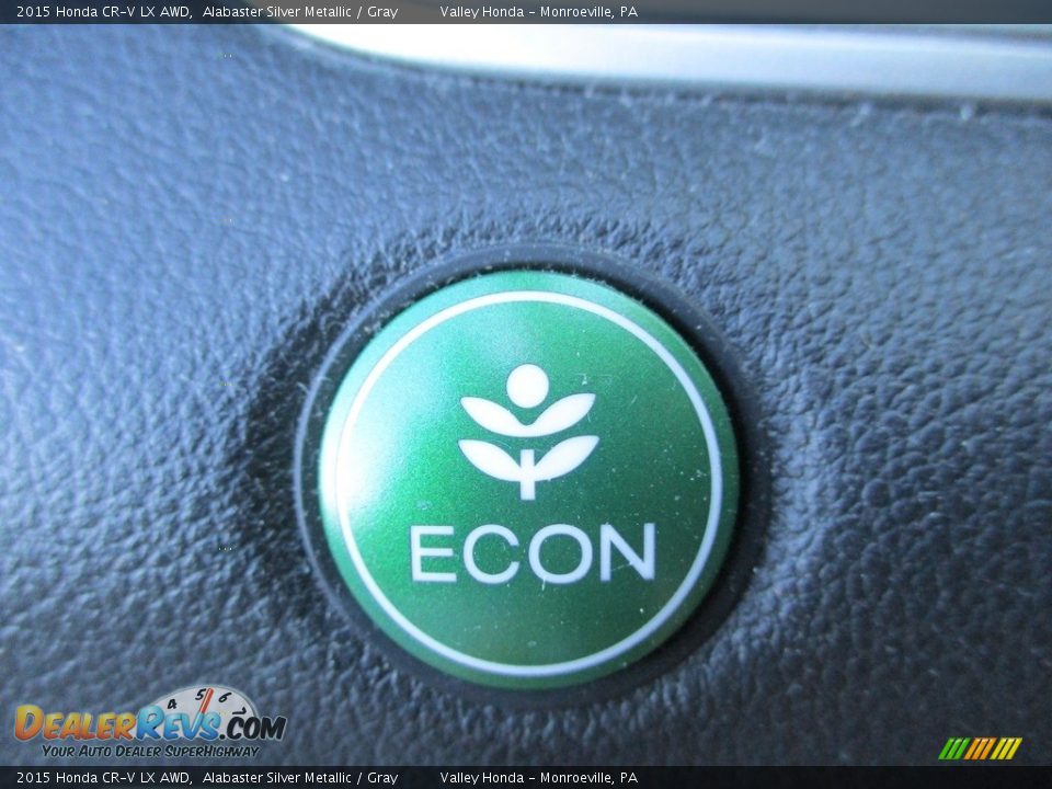 2015 Honda CR-V LX AWD Alabaster Silver Metallic / Gray Photo #18
