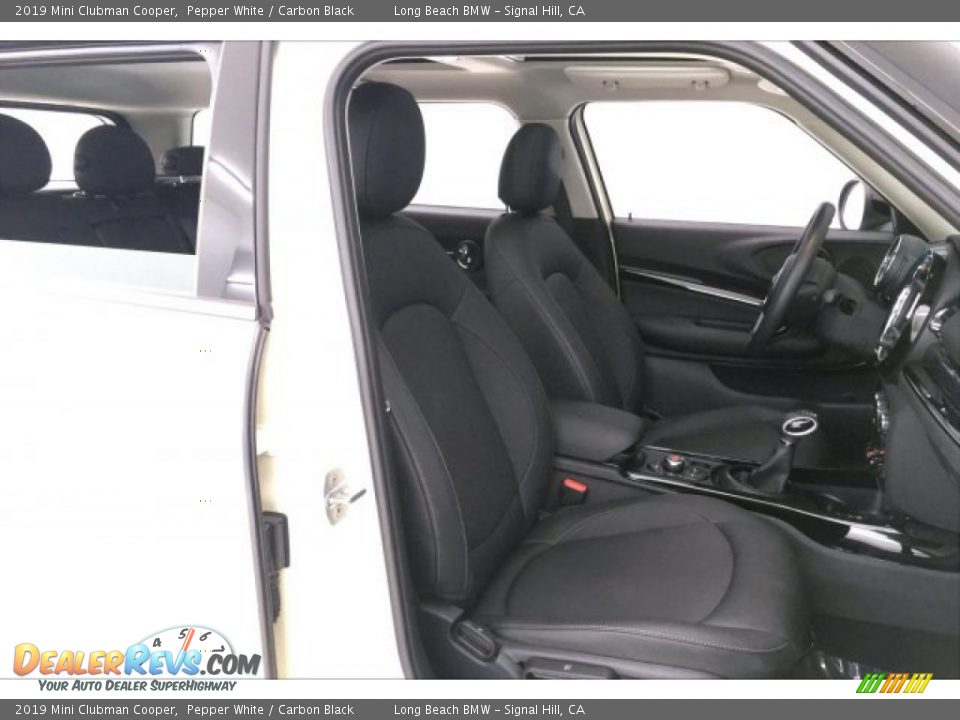 2019 Mini Clubman Cooper Pepper White / Carbon Black Photo #6
