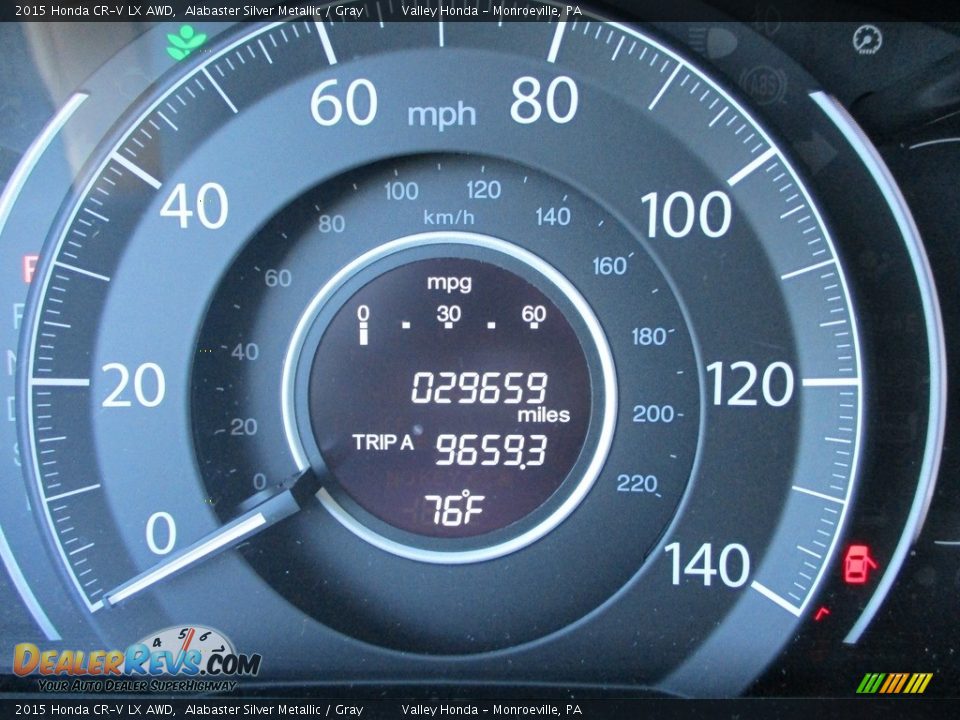 2015 Honda CR-V LX AWD Alabaster Silver Metallic / Gray Photo #20