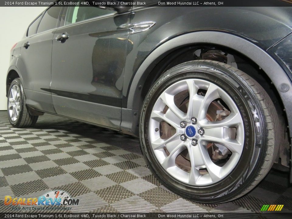 2014 Ford Escape Titanium 1.6L EcoBoost 4WD Tuxedo Black / Charcoal Black Photo #3
