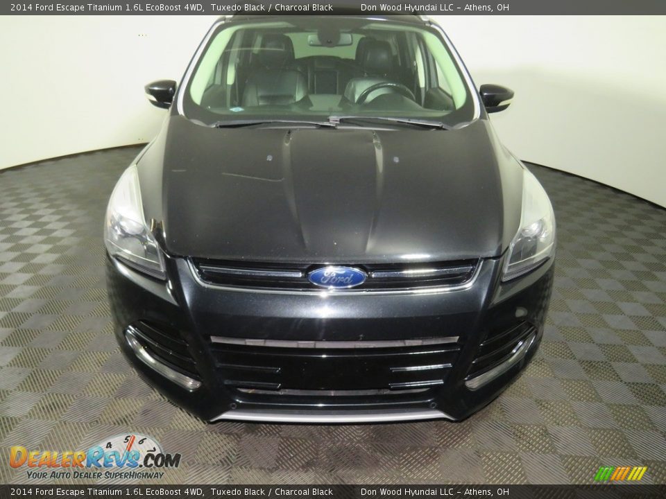 2014 Ford Escape Titanium 1.6L EcoBoost 4WD Tuxedo Black / Charcoal Black Photo #4