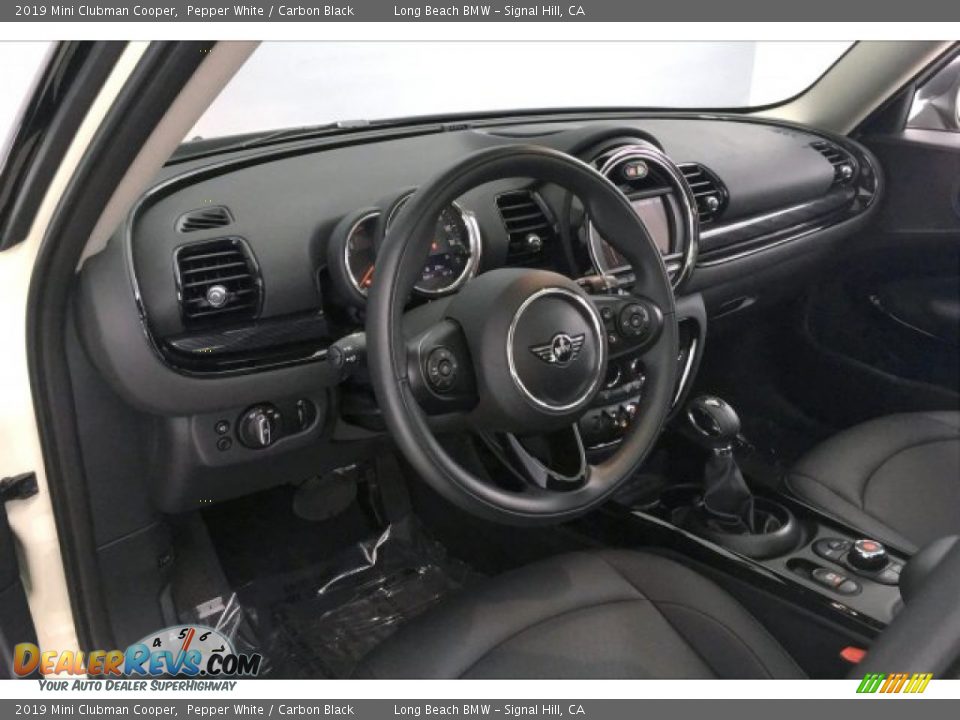 2019 Mini Clubman Cooper Pepper White / Carbon Black Photo #17