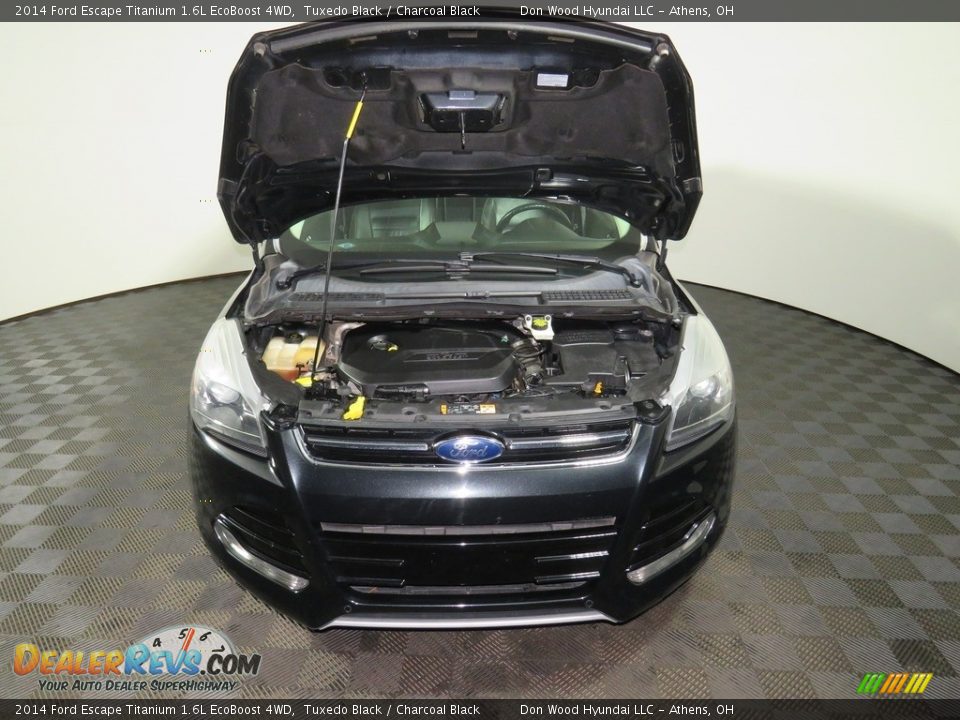 2014 Ford Escape Titanium 1.6L EcoBoost 4WD Tuxedo Black / Charcoal Black Photo #5