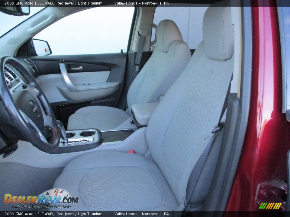 2009 GMC Acadia SLE AWD Red Jewel / Light Titanium Photo #10