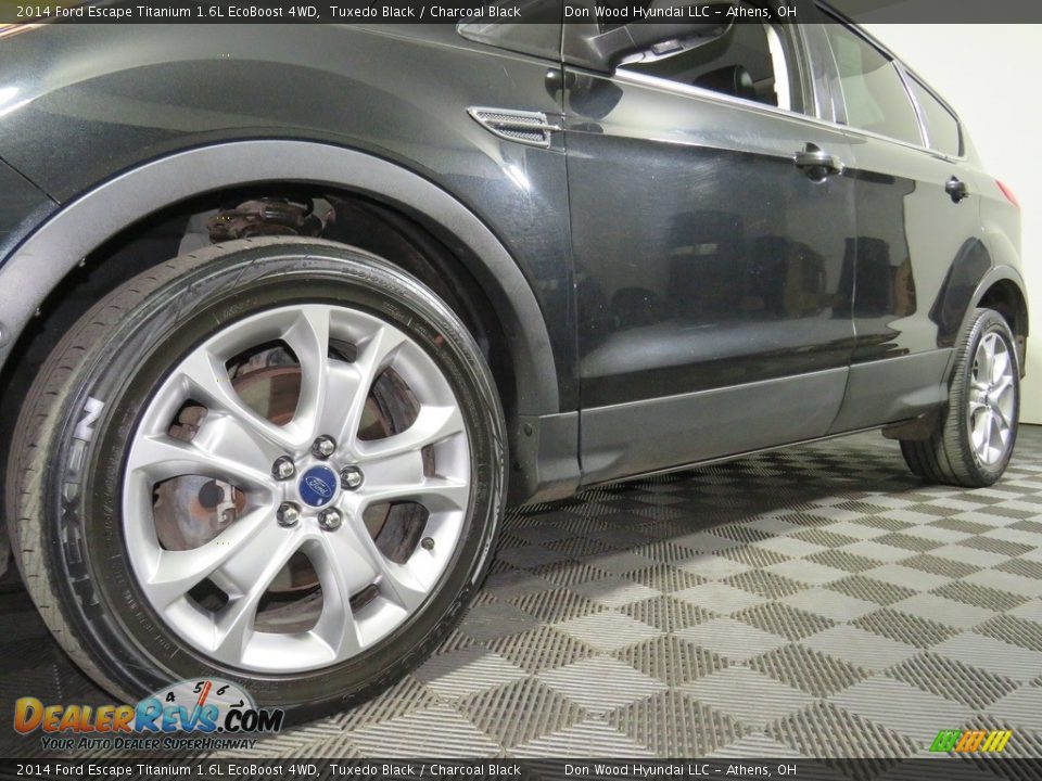2014 Ford Escape Titanium 1.6L EcoBoost 4WD Tuxedo Black / Charcoal Black Photo #8