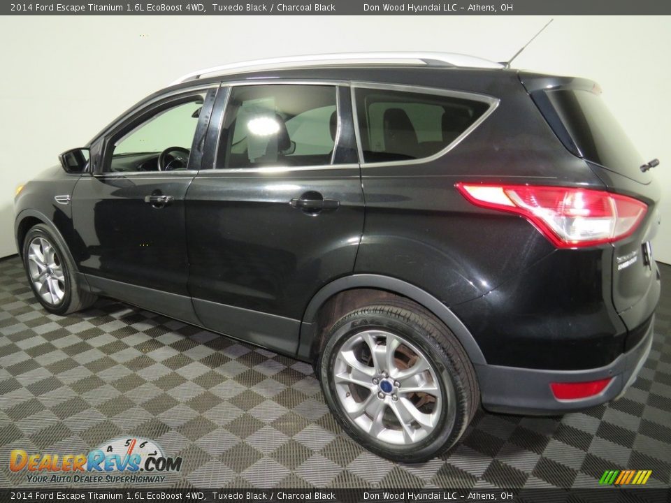 2014 Ford Escape Titanium 1.6L EcoBoost 4WD Tuxedo Black / Charcoal Black Photo #9
