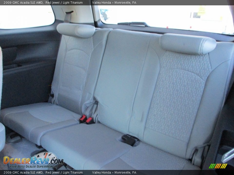 2009 GMC Acadia SLE AWD Red Jewel / Light Titanium Photo #12