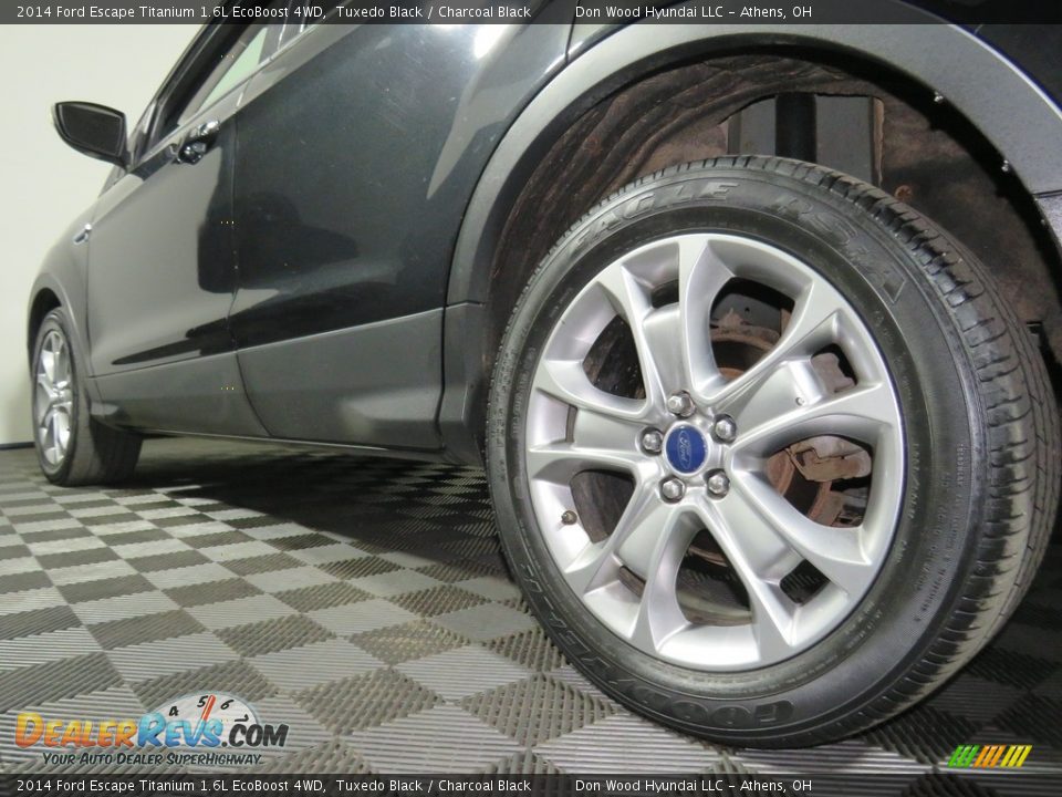 2014 Ford Escape Titanium 1.6L EcoBoost 4WD Tuxedo Black / Charcoal Black Photo #10