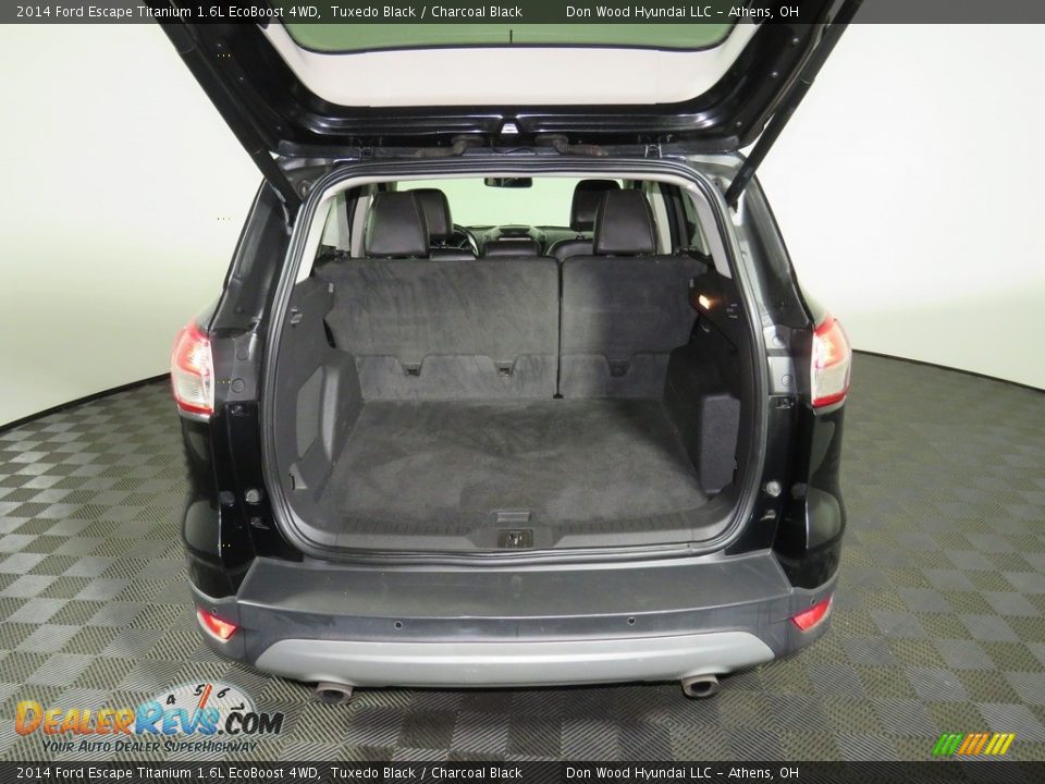 2014 Ford Escape Titanium 1.6L EcoBoost 4WD Tuxedo Black / Charcoal Black Photo #12