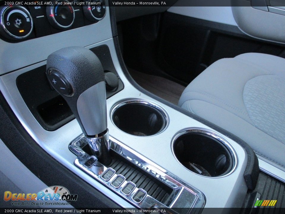 2009 GMC Acadia SLE AWD Red Jewel / Light Titanium Photo #14