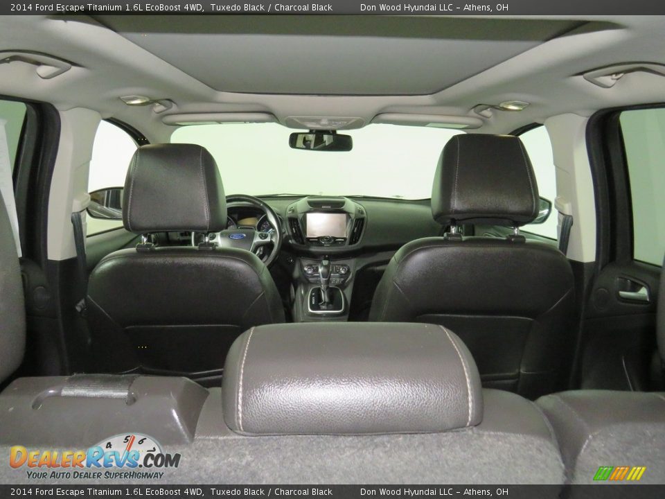 2014 Ford Escape Titanium 1.6L EcoBoost 4WD Tuxedo Black / Charcoal Black Photo #14