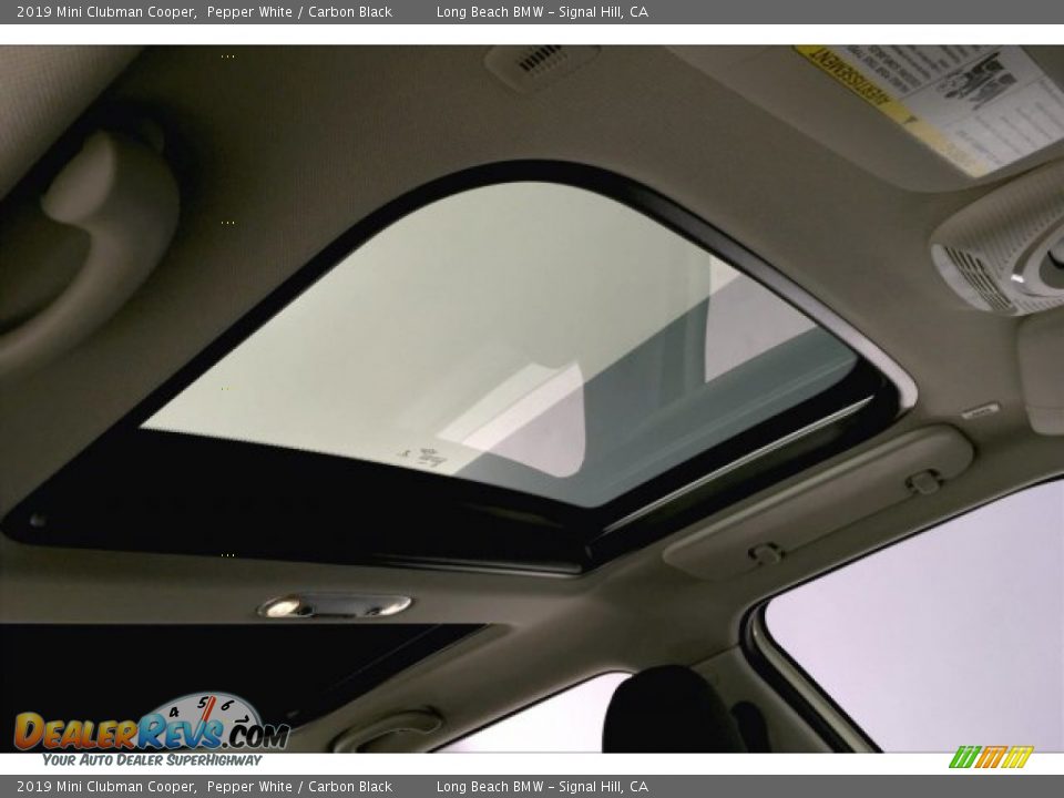 2019 Mini Clubman Cooper Pepper White / Carbon Black Photo #25