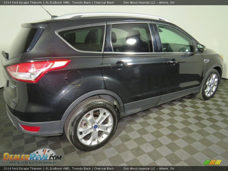 2014 Ford Escape Titanium 1.6L EcoBoost 4WD Tuxedo Black / Charcoal Black Photo #15