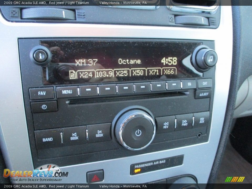 2009 GMC Acadia SLE AWD Red Jewel / Light Titanium Photo #15