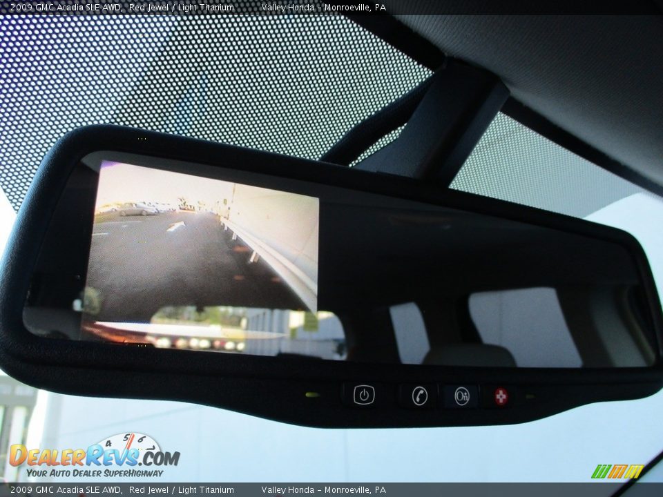 2009 GMC Acadia SLE AWD Red Jewel / Light Titanium Photo #16