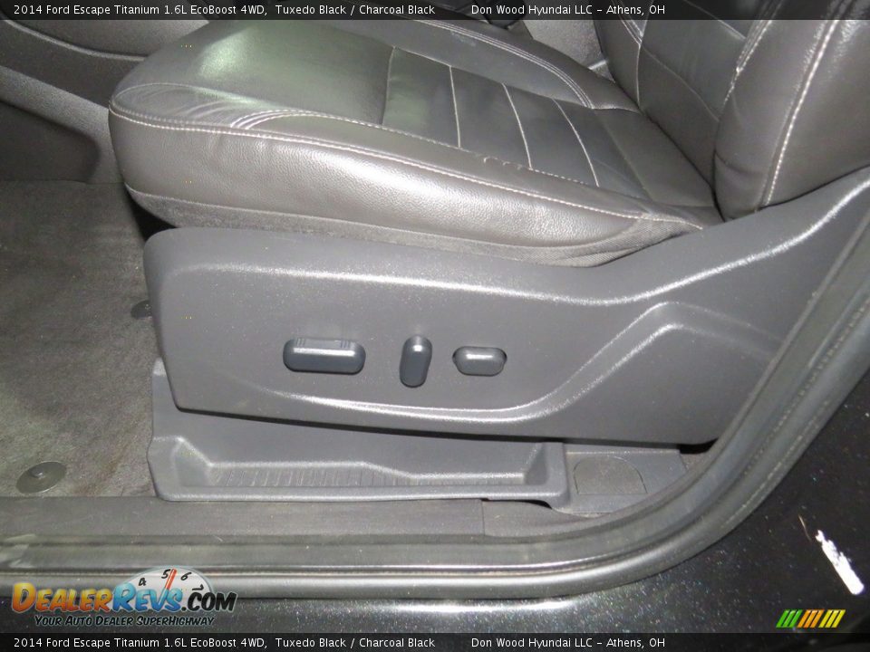 2014 Ford Escape Titanium 1.6L EcoBoost 4WD Tuxedo Black / Charcoal Black Photo #18