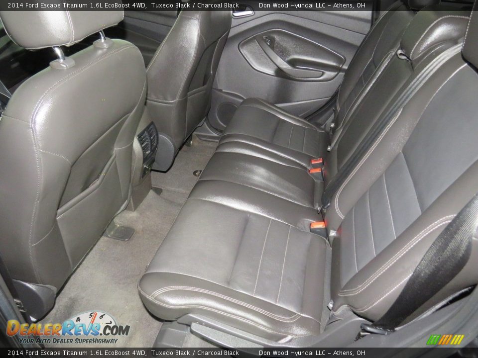 2014 Ford Escape Titanium 1.6L EcoBoost 4WD Tuxedo Black / Charcoal Black Photo #22