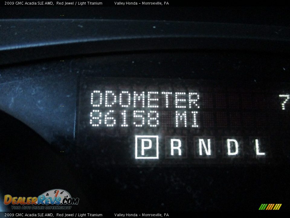 2009 GMC Acadia SLE AWD Red Jewel / Light Titanium Photo #20