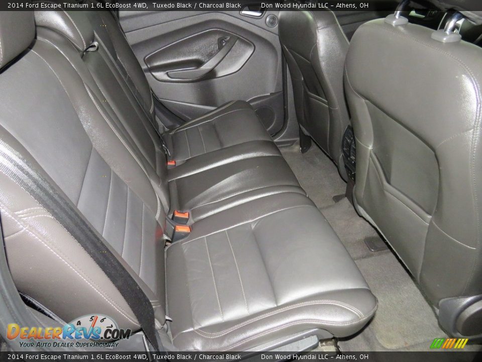 2014 Ford Escape Titanium 1.6L EcoBoost 4WD Tuxedo Black / Charcoal Black Photo #24