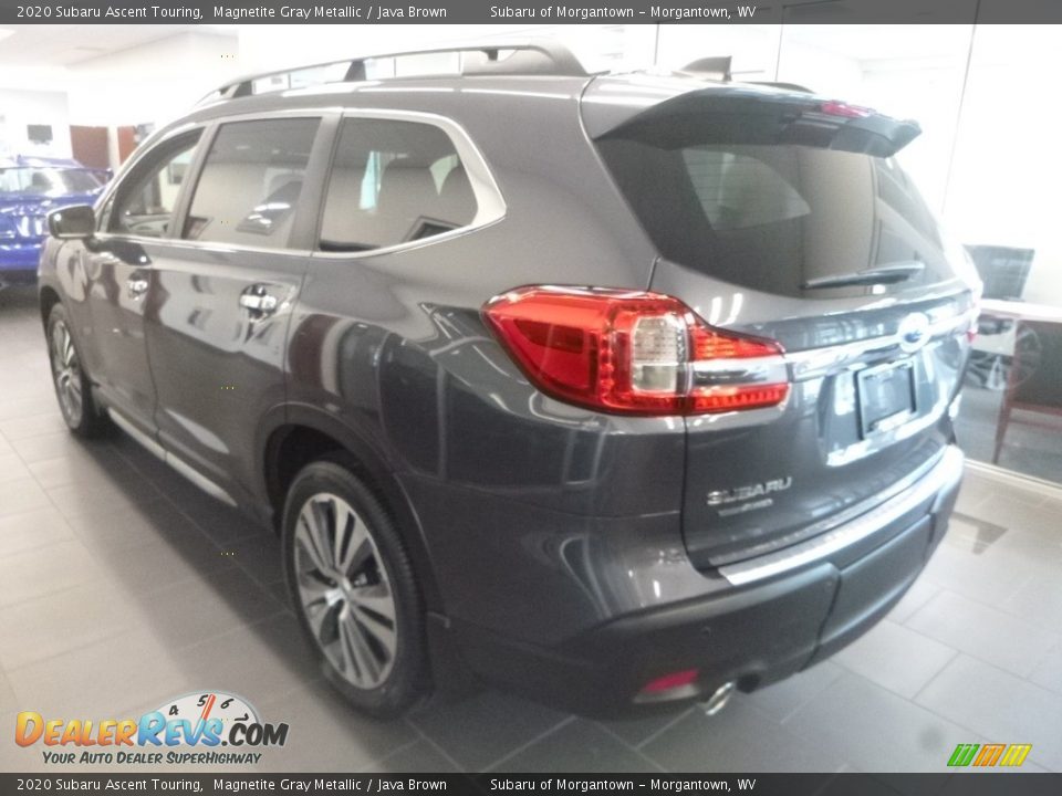 2020 Subaru Ascent Touring Magnetite Gray Metallic / Java Brown Photo #8