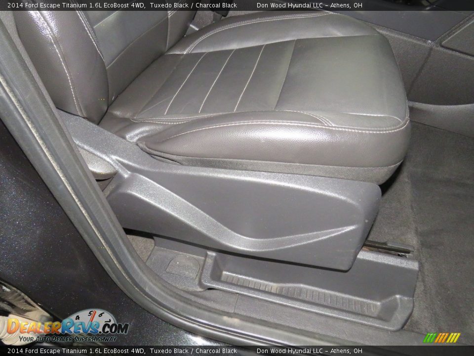 2014 Ford Escape Titanium 1.6L EcoBoost 4WD Tuxedo Black / Charcoal Black Photo #26