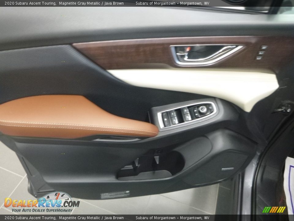 2020 Subaru Ascent Touring Magnetite Gray Metallic / Java Brown Photo #12