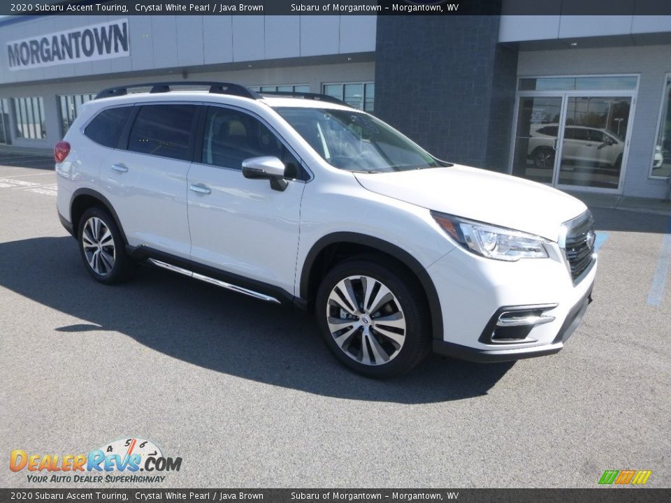 2020 Subaru Ascent Touring Crystal White Pearl / Java Brown Photo #1