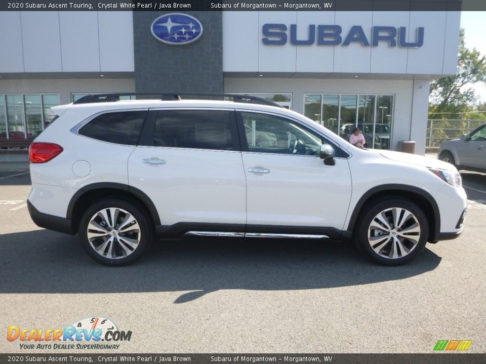 2020 Subaru Ascent Touring Crystal White Pearl / Java Brown Photo #3