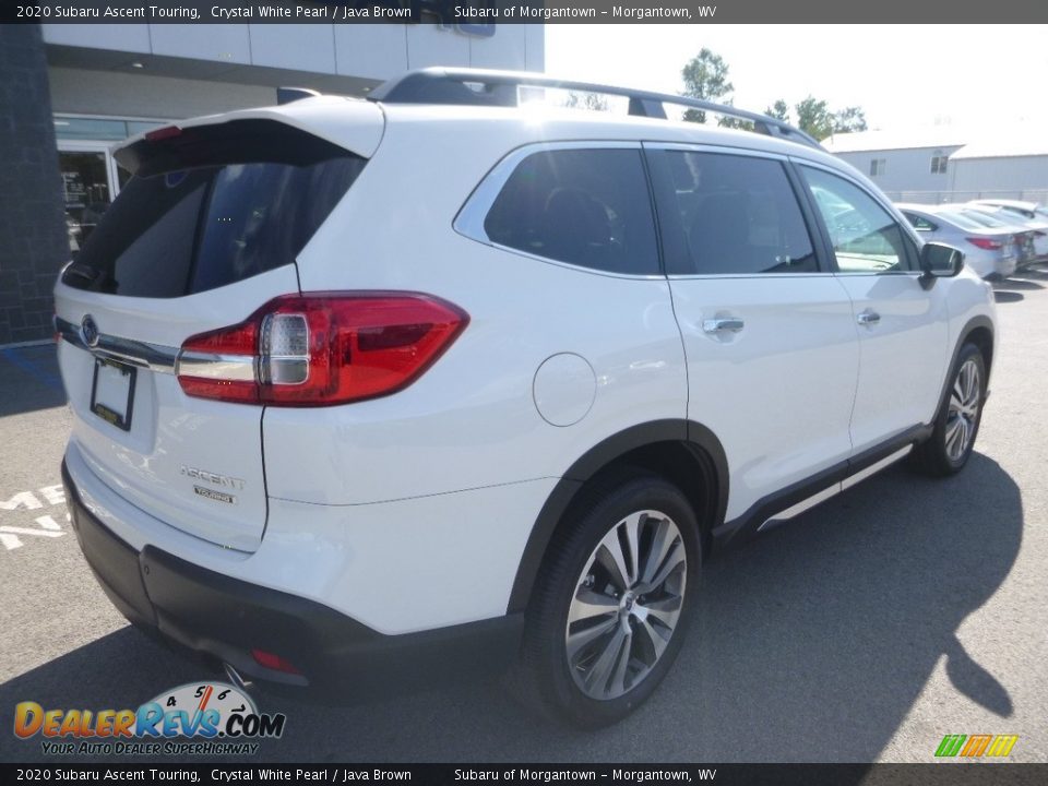 2020 Subaru Ascent Touring Crystal White Pearl / Java Brown Photo #4