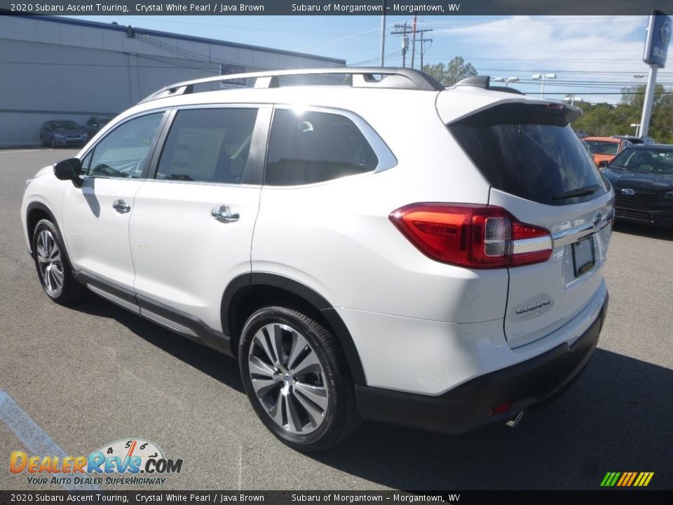 2020 Subaru Ascent Touring Crystal White Pearl / Java Brown Photo #6