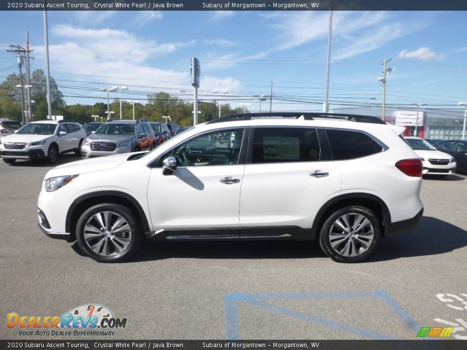 2020 Subaru Ascent Touring Crystal White Pearl / Java Brown Photo #7