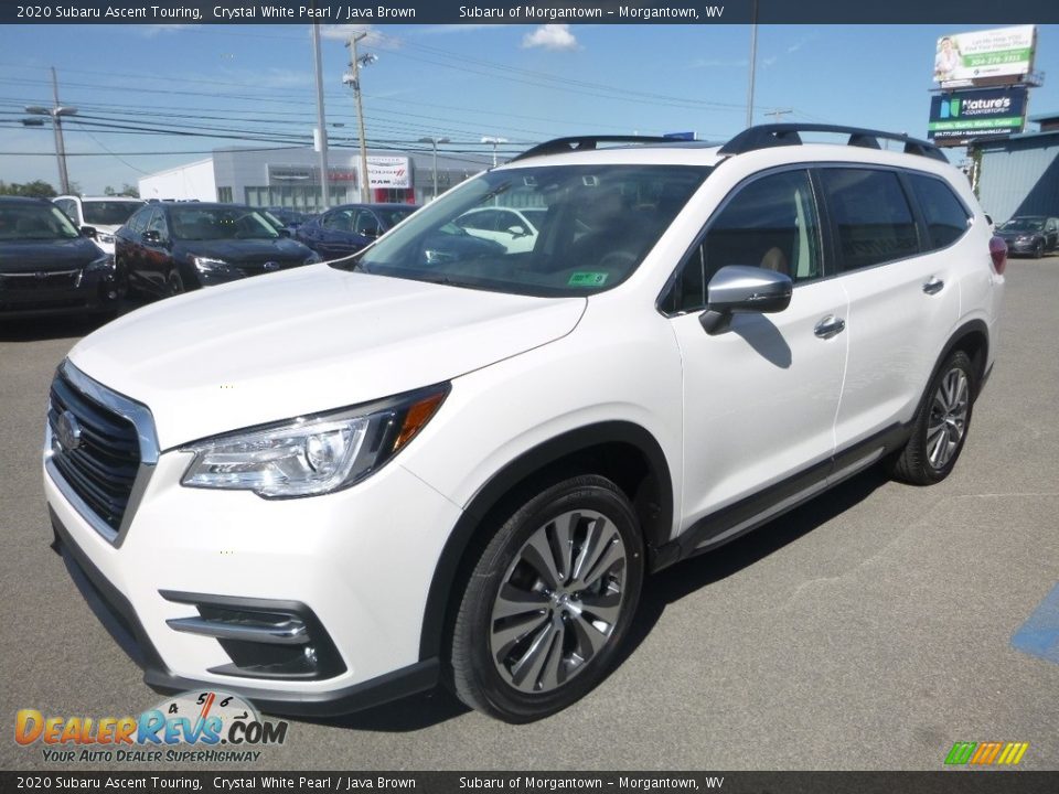 2020 Subaru Ascent Touring Crystal White Pearl / Java Brown Photo #8