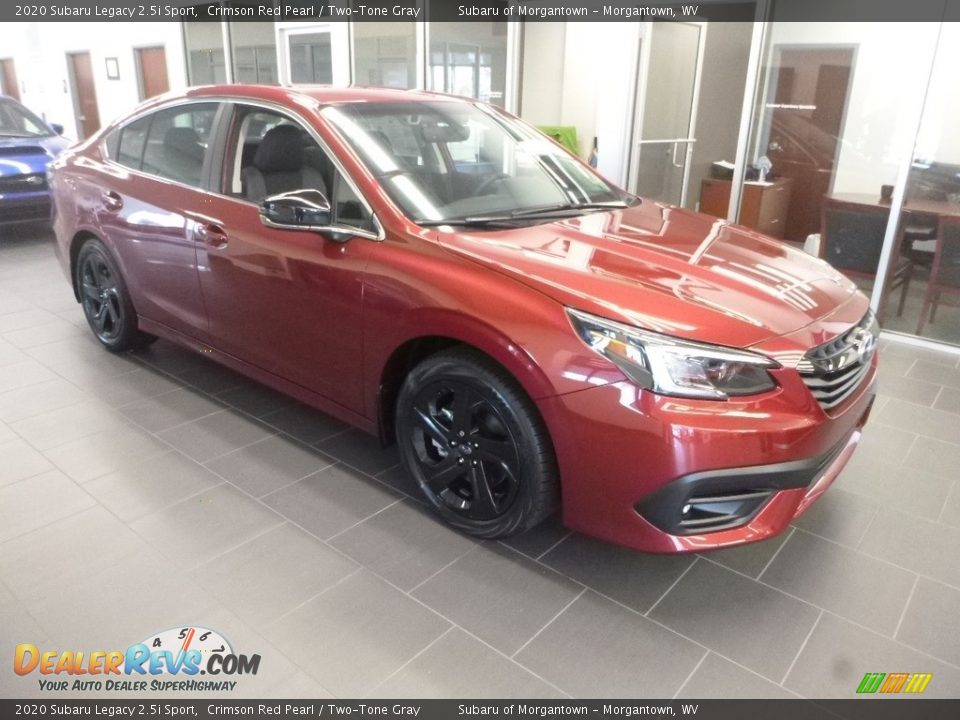 2020 Subaru Legacy 2.5i Sport Crimson Red Pearl / Two-Tone Gray Photo #1