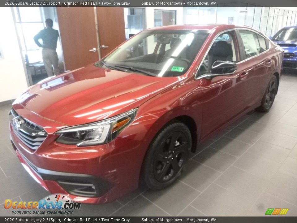 2020 Subaru Legacy 2.5i Sport Crimson Red Pearl / Two-Tone Gray Photo #9