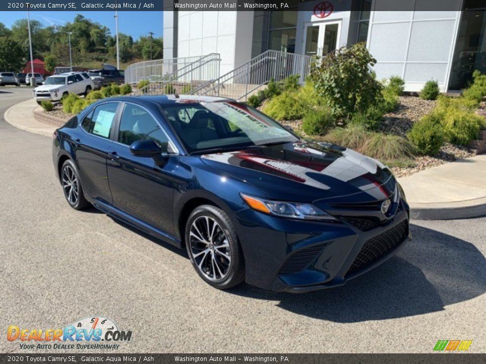 2020 Toyota Camry SE Galactic Aqua Mica / Ash Photo #1