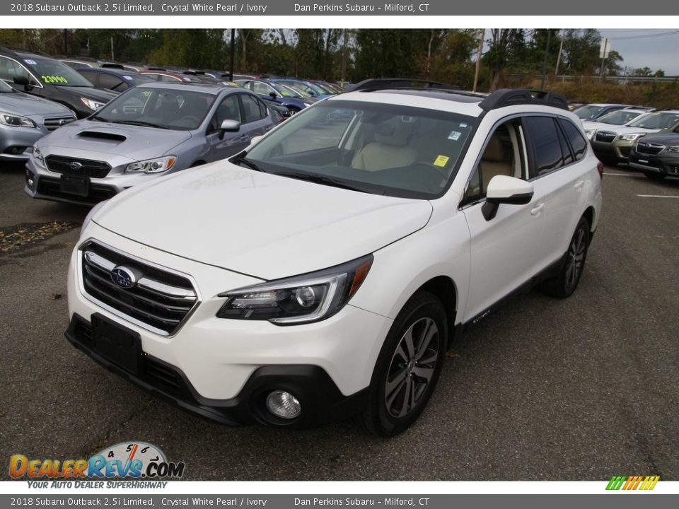 2018 Subaru Outback 2.5i Limited Crystal White Pearl / Ivory Photo #1