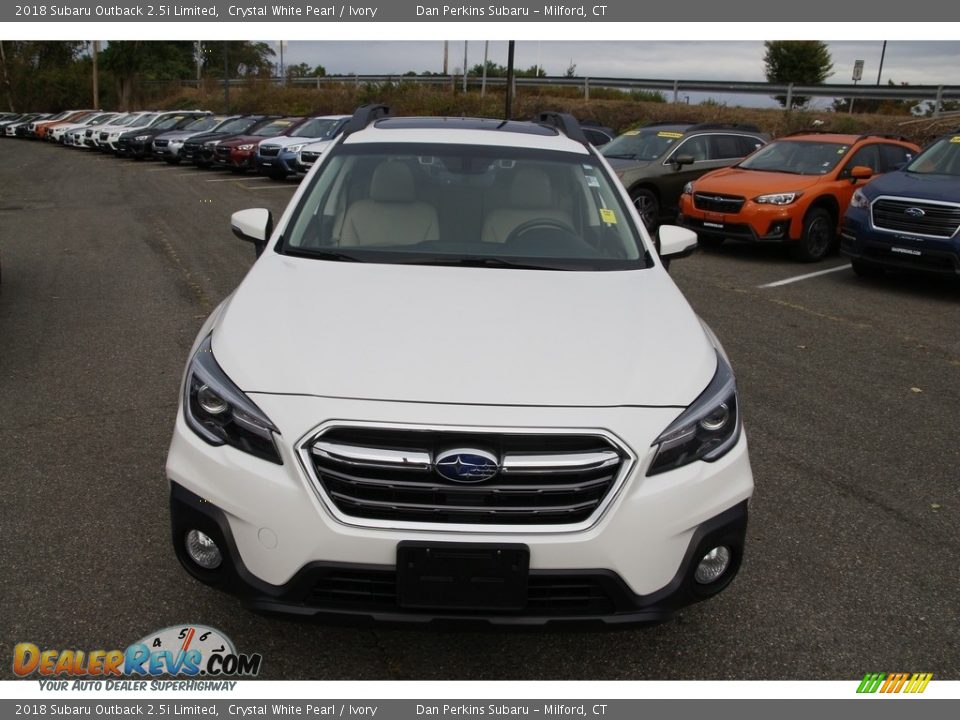 2018 Subaru Outback 2.5i Limited Crystal White Pearl / Ivory Photo #2