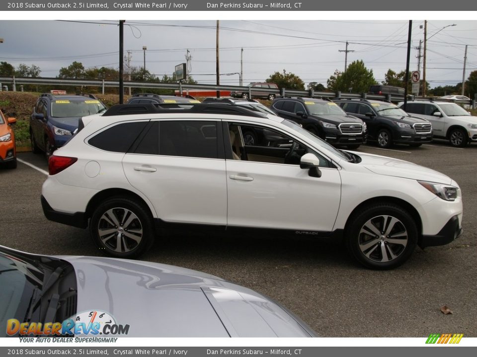 2018 Subaru Outback 2.5i Limited Crystal White Pearl / Ivory Photo #4